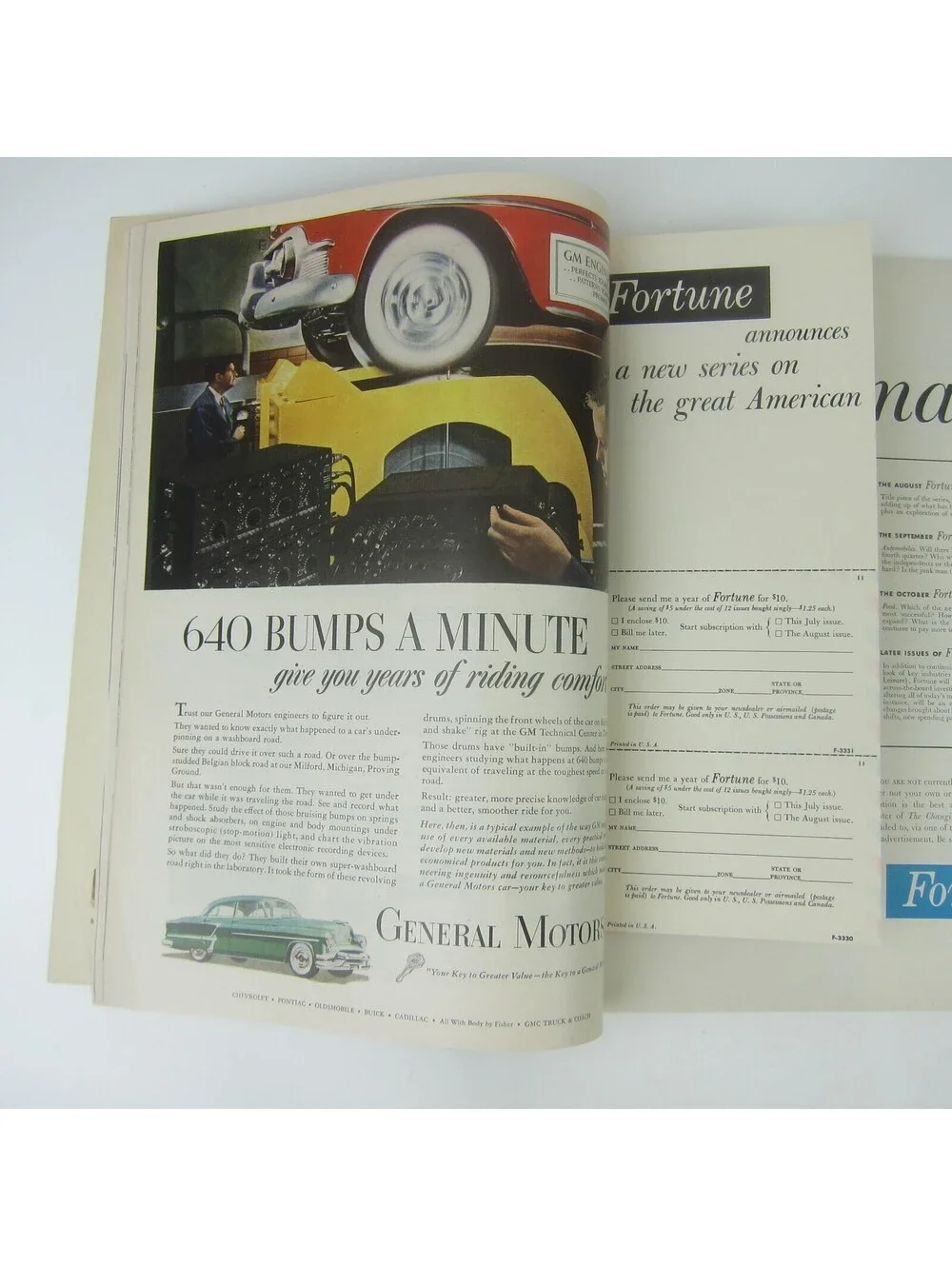 Vintage FORTUNE Magazine July 1953 BF Goodrich McCalls General Motors Chrysler